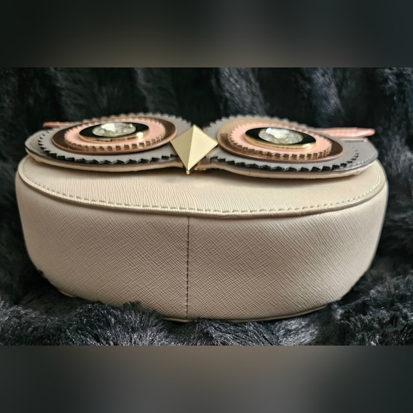 Rare NEW Kate Spade Limited Edition "Blaze A Trail" Crystal Eye Owl Crossbody - Picture 5 of 16